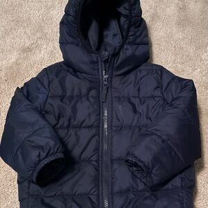 Kids Navy Puffer Jacket